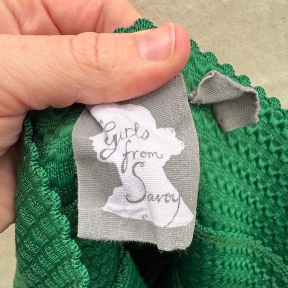 Anthropologie "Girls from Savoy" women's ponte bell skirt green XS/S, stretch - Picture 10 of 14